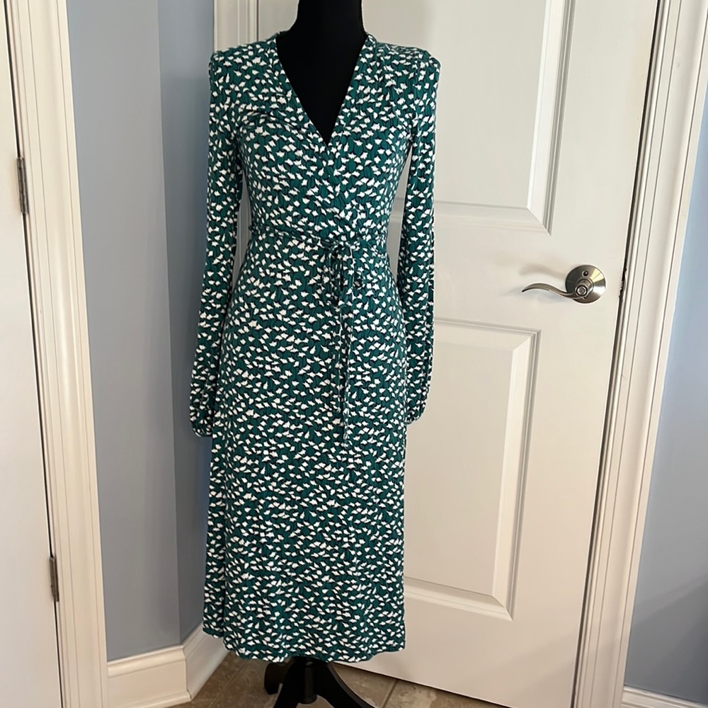 Size 6L midi wrap dress from Boden